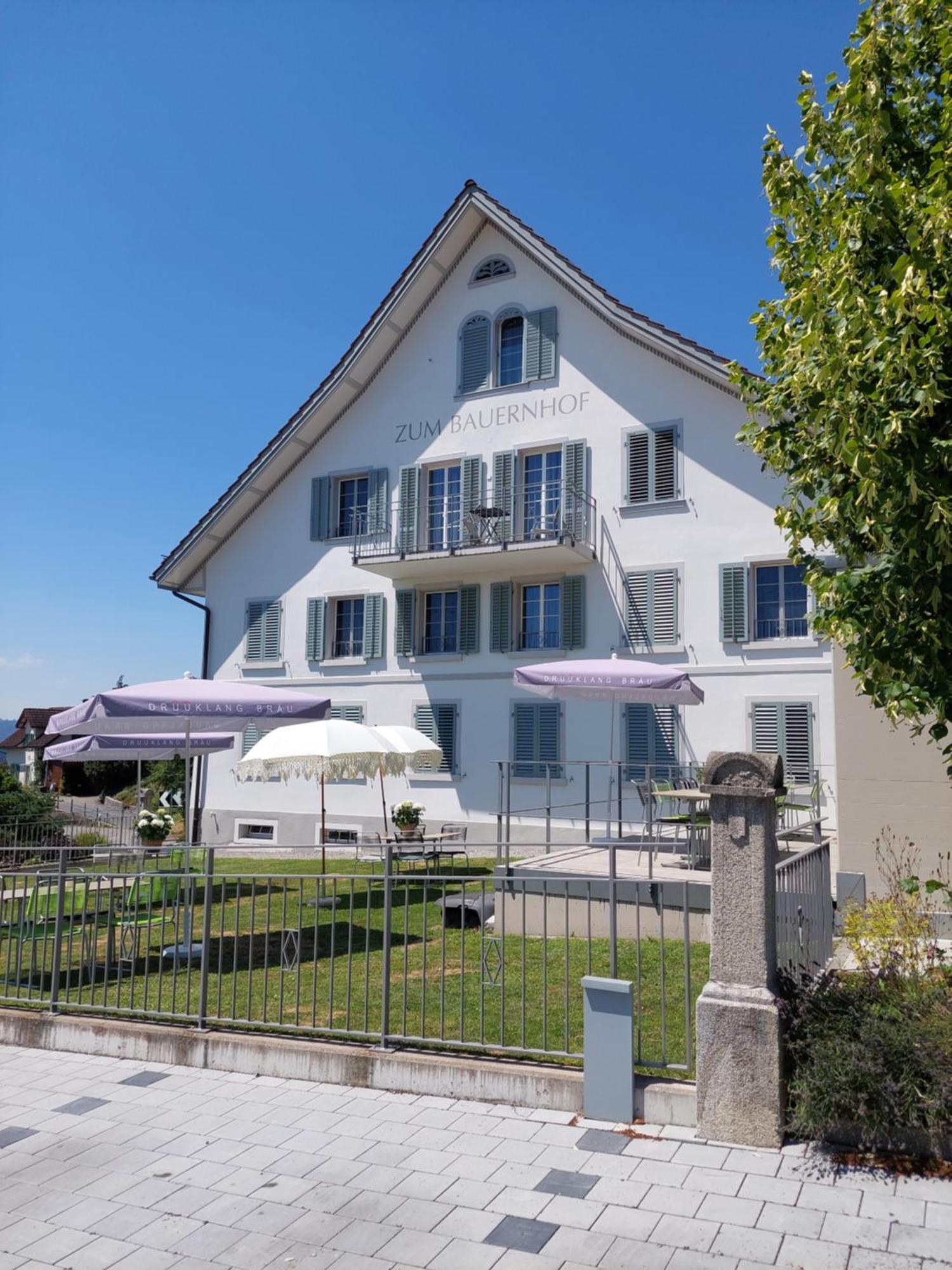Gasthaus Zum Bauernhof Oberlunkhofen Exterior foto